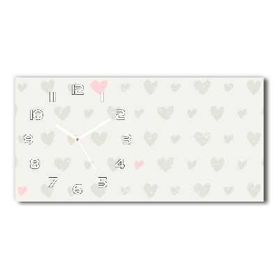 Moderne wanduhr Herz-Hintergrund