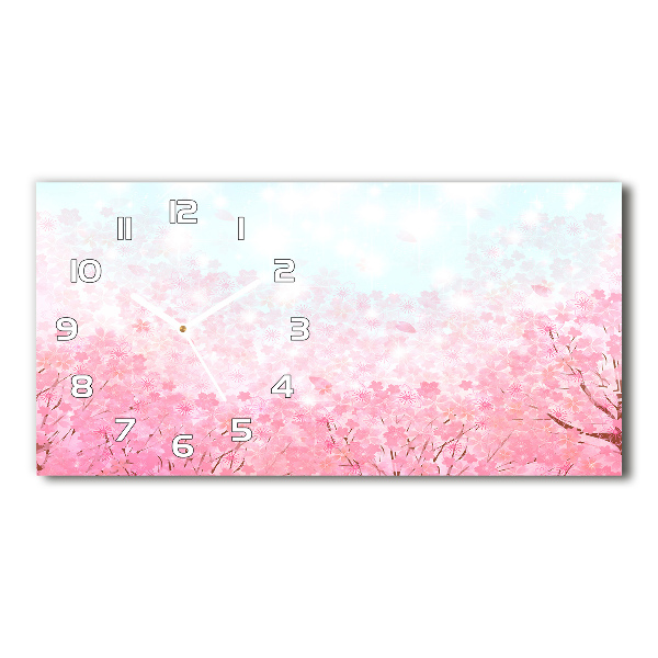 Glasuhr Kirschblüten
