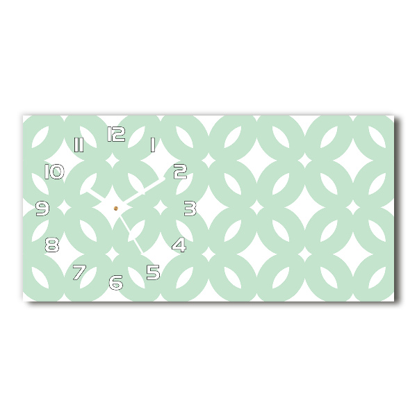 Glasuhr Geometrischer Hintergrund