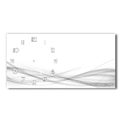 Moderne wanduhr Abstrakte Wellen