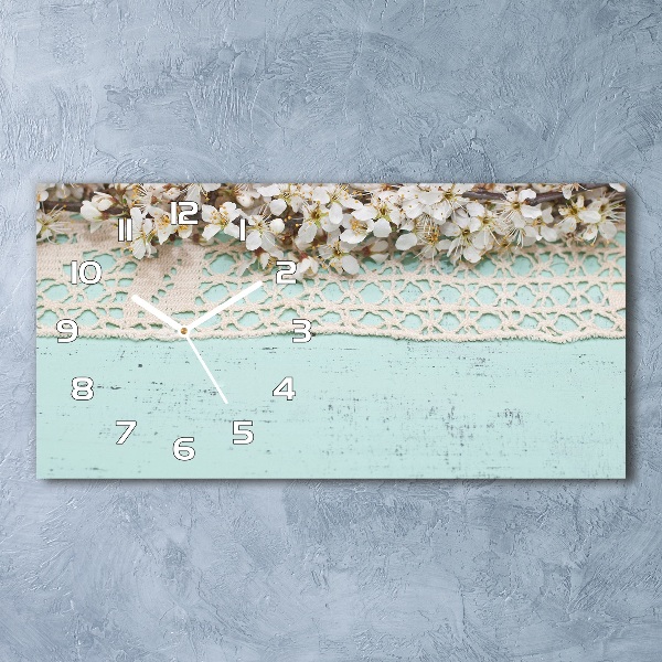 Glasuhr Kirschblüten