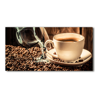 Glasuhr Aromatischer Kaffee