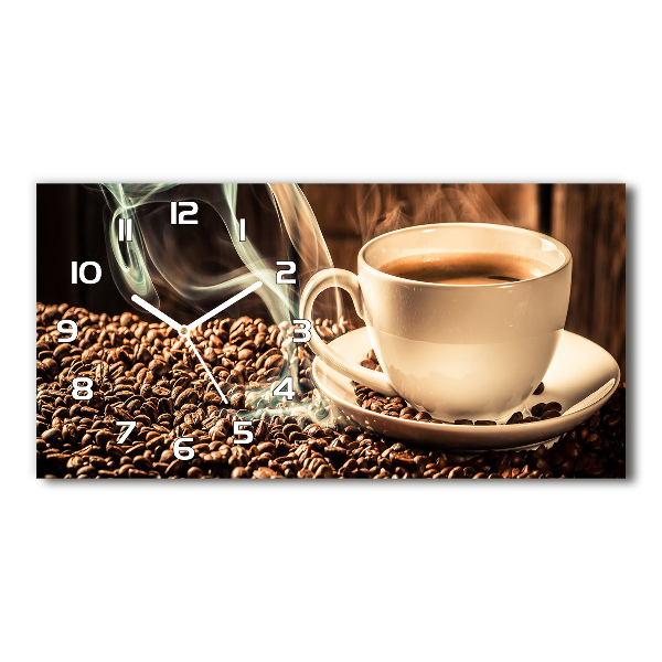 Glasuhr Aromatischer Kaffee