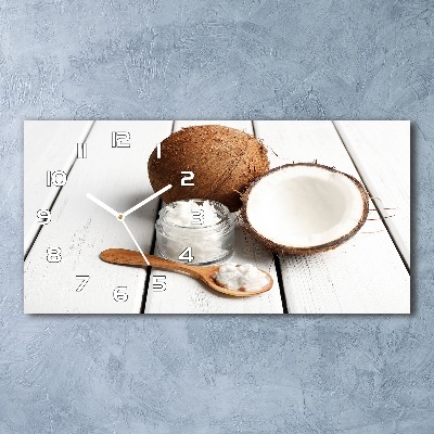 Horizontale Uhr Kokosnussöl