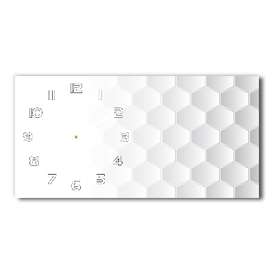 Moderne wanduhr Sechsecke Hintergrund
