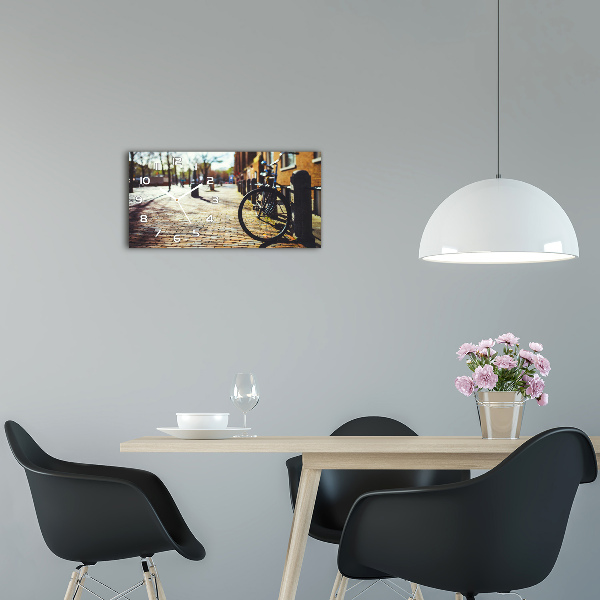 Glasuhr Radfahren in Amsterdam