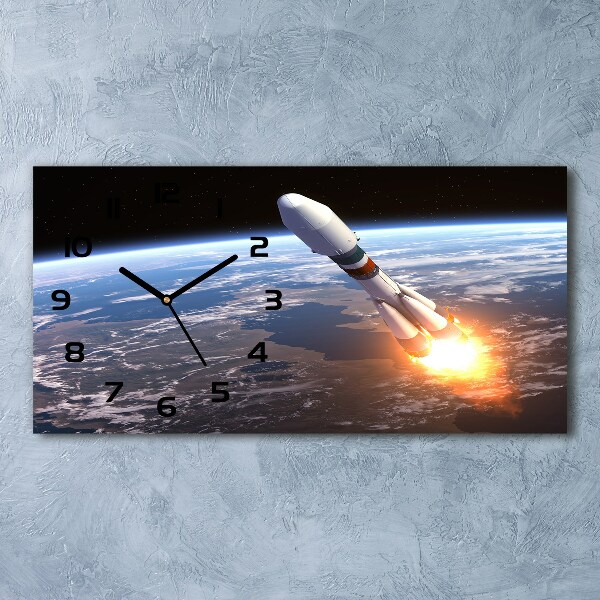Glasuhr Weltraumrakete