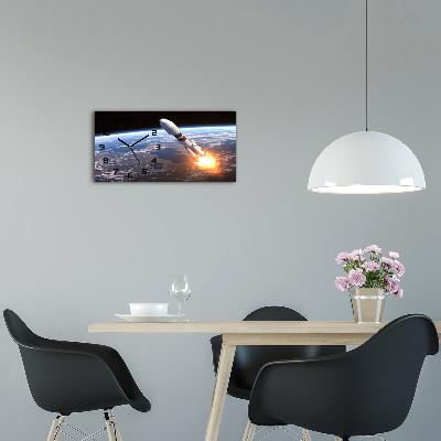 Glasuhr Weltraumrakete