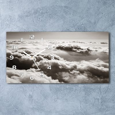 Moderne wanduhr Wolken aus der Vogelperspektive
