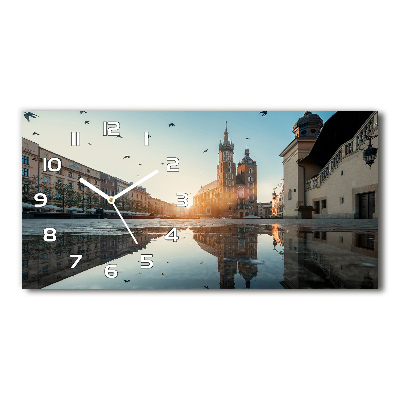 Moderne wanduhr Krakau, Polen