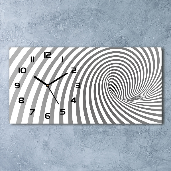 Glasuhr Gestreifte Spirale