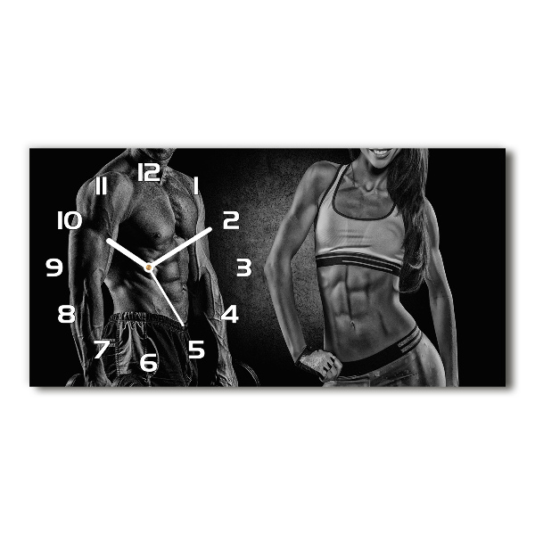 Moderne wanduhr Muskelaufbau