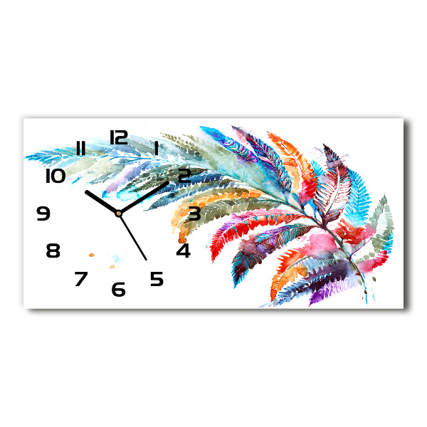 Horizontale Uhr Bunter Stift