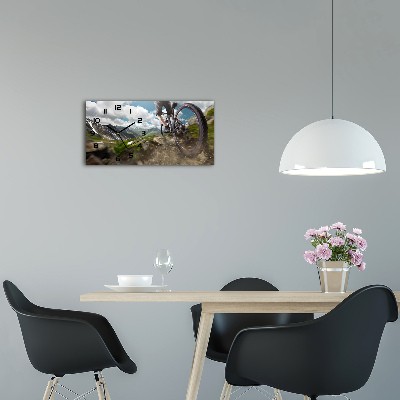 Horizontale Uhr Mountainbiken