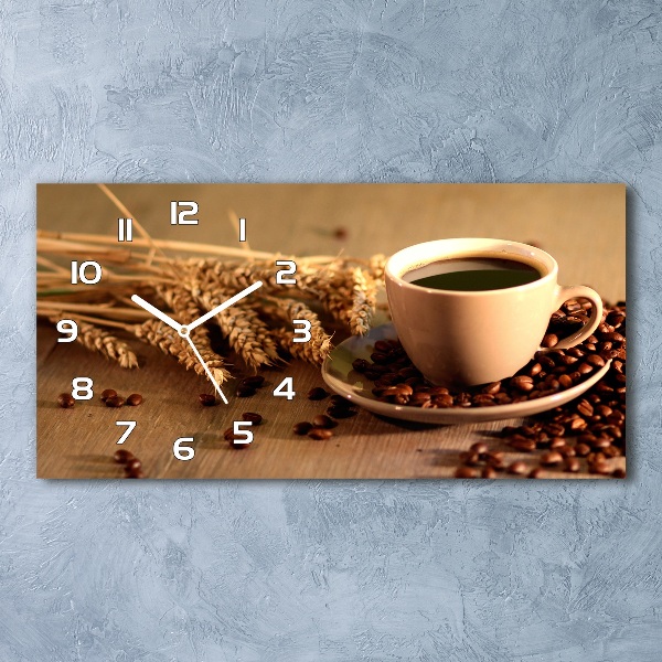 Glasuhr Aromatischer Kaffee