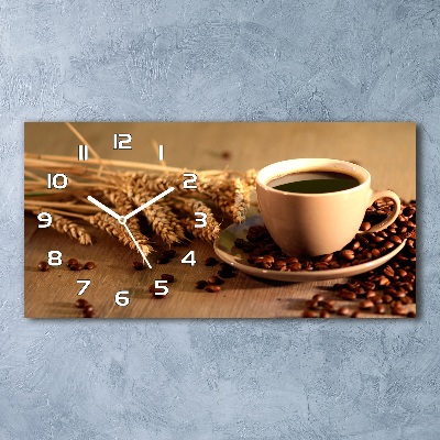 Glasuhr Aromatischer Kaffee