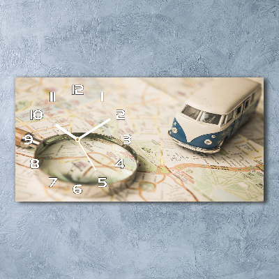 Horizontale Uhr Symbolik des Reisens