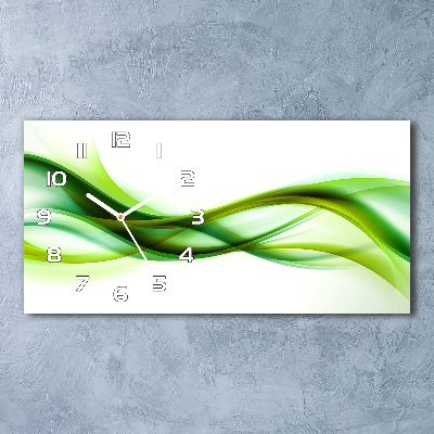 Moderne wanduhr Abstrakte Wellen