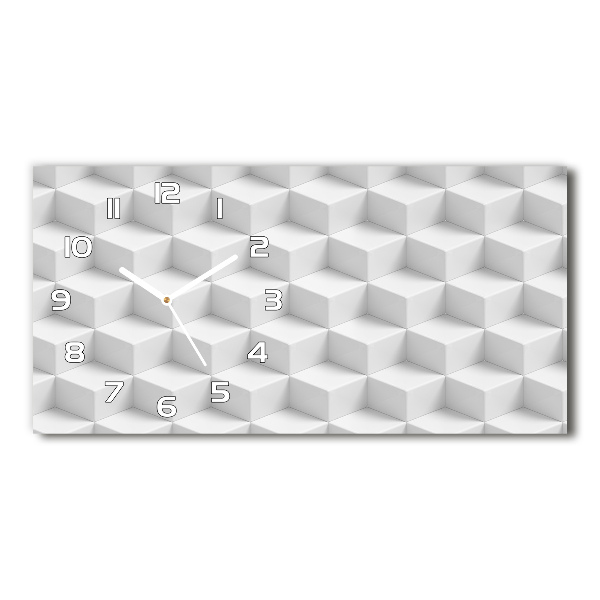 Horizontale Uhr 3D-Abstraktion