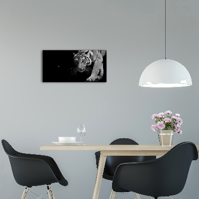 Horizontale Uhr Tiger