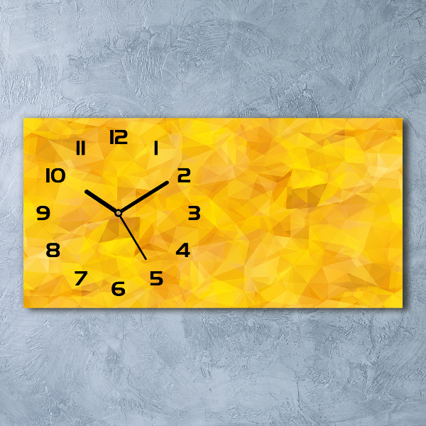 Horizontale Uhr Abstrakte Dreiecke