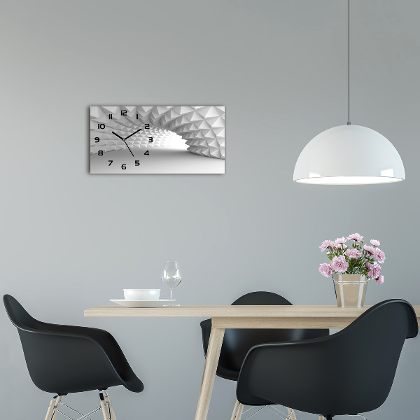 Moderne wanduhr Abstrakter Tunnel