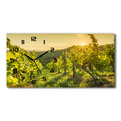 Moderne wanduhr Weinberg