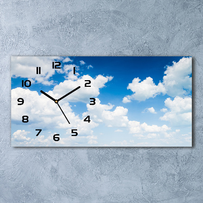 Moderne wanduhr Wolken am Himmel