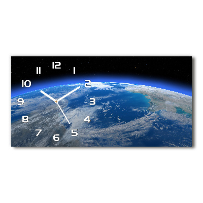 Horizontale Uhr Planet Erde
