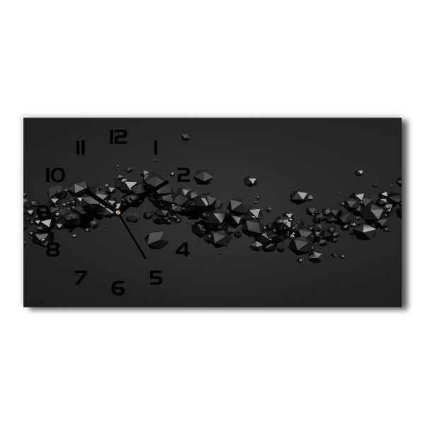 Moderne wanduhr 3D-Abstraktion