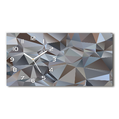 Horizontale Uhr Abstrakte Dreiecke
