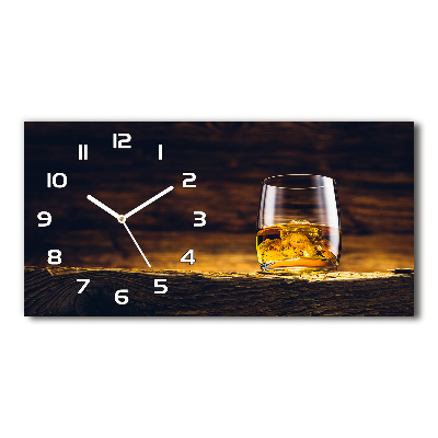Moderne wanduhr Bourbon im Glas