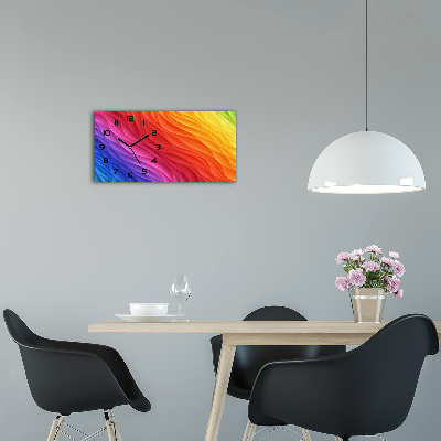 Glasuhr Bunte Wellen