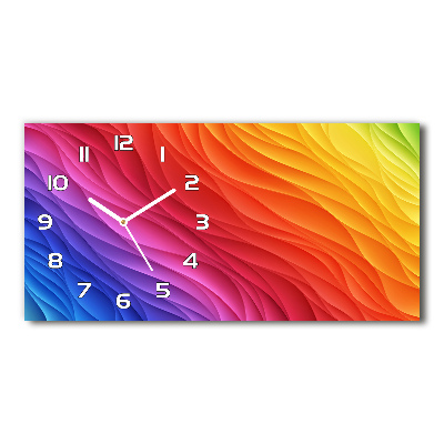 Glasuhr Bunte Wellen