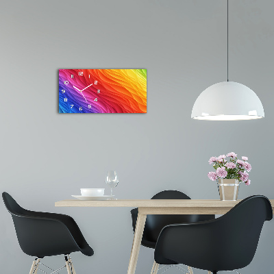 Glasuhr Bunte Wellen