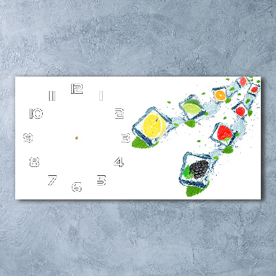 Glasuhr Fruchtwürfel