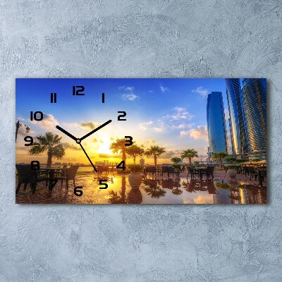 Horizontale Uhr Abu Dhabi Ost