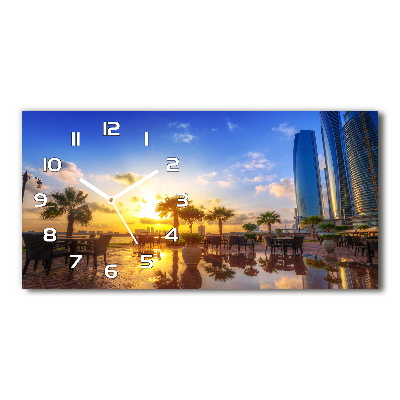Horizontale Uhr Abu Dhabi Ost