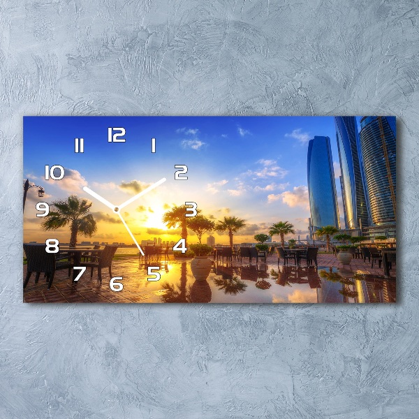 Horizontale Uhr Abu Dhabi Ost
