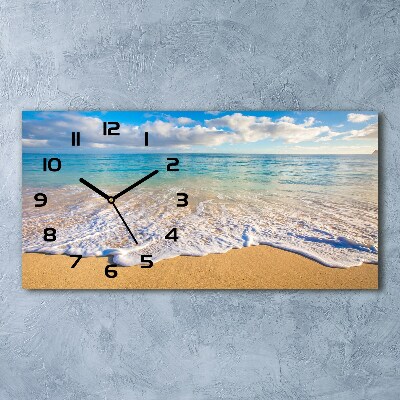 Moderne wanduhr Hawaiianischer Strand