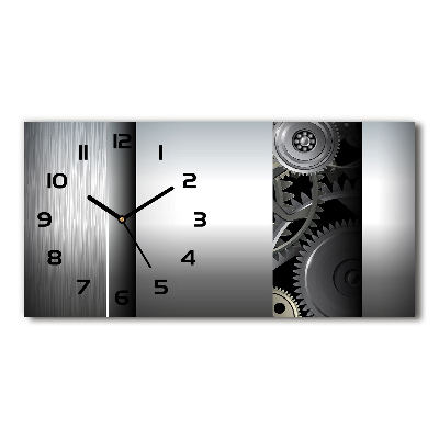 Moderne wanduhr Zahnradabstraktion
