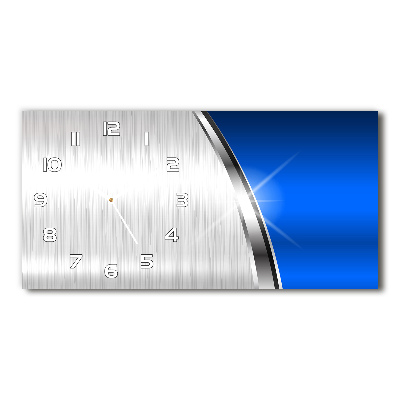 Moderne wanduhr Metallabstraktion