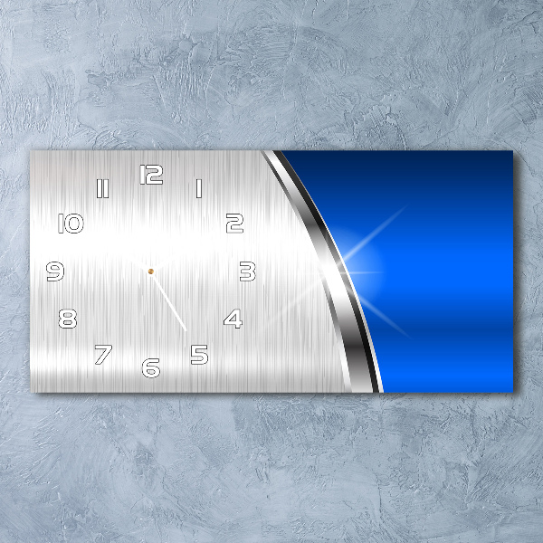 Moderne wanduhr Metallabstraktion