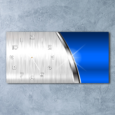 Moderne wanduhr Metallabstraktion