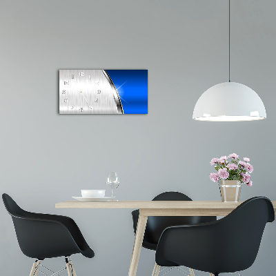 Moderne wanduhr Metallabstraktion