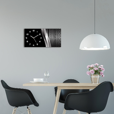 Glasuhr Metallabstraktion