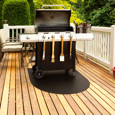 Grillunterlage Halbovale 80x90 cm