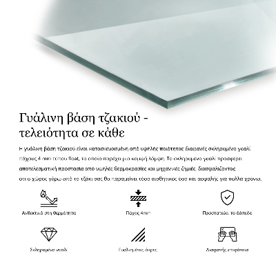 Bodenplatte Glas für Ofen rechteckig transparent