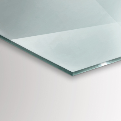 Bodenplatte Glas für Ofen rechteckig transparent