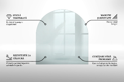 Glasplatte für Öfen halbrund transparent